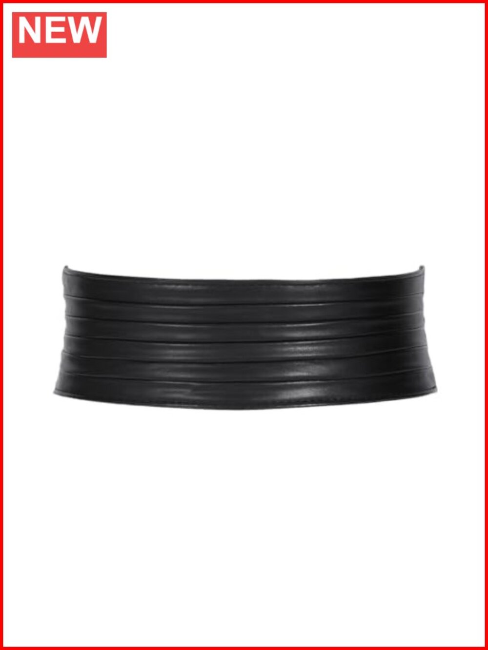 Wide Elastic Belt Faux Leather Stretchy Waist Cinch Belt for Dresses